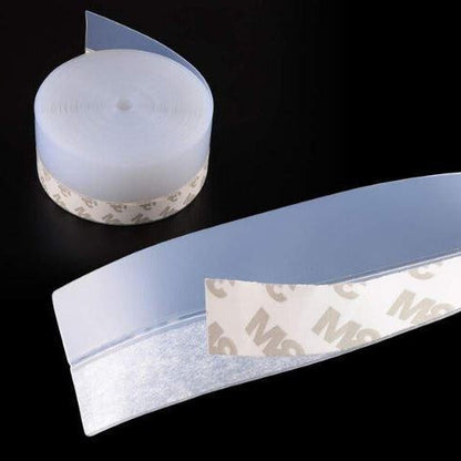 Weatherproof Door Seal Strip - 16.4 ft Adhesive Barrier