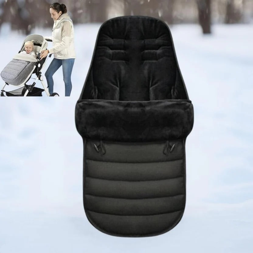 Weatherproof Infant Stroller Sleeping Bag - Footmuff with Harness Access for Winter Walks