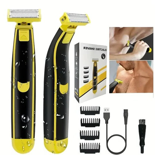 Ultimate Grooming Tool: Rechargeable Wet & Dry Shaver & Trimmer