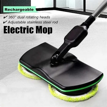 Wireless Electric Floor Mop with 360° Scrubbing Action