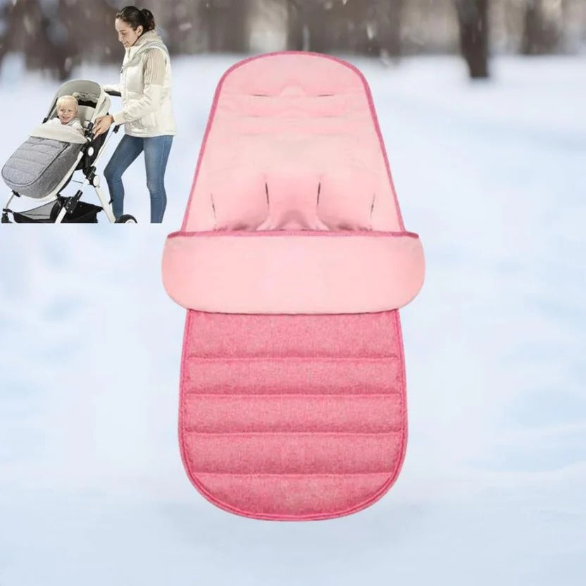 Weatherproof Infant Stroller Sleeping Bag - Footmuff with Harness Access for Winter Walks