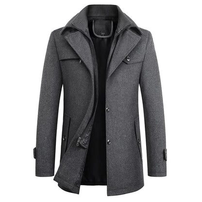 Men's Waterproof Winter Jacket - Warm Business Coat, Sizes S to 3XL