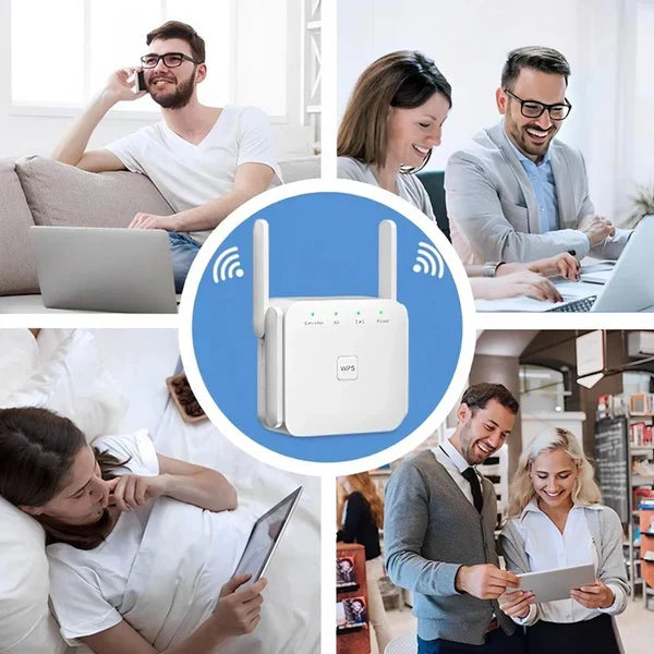 Ultimate Wireless Range Extender with Dual Antennas