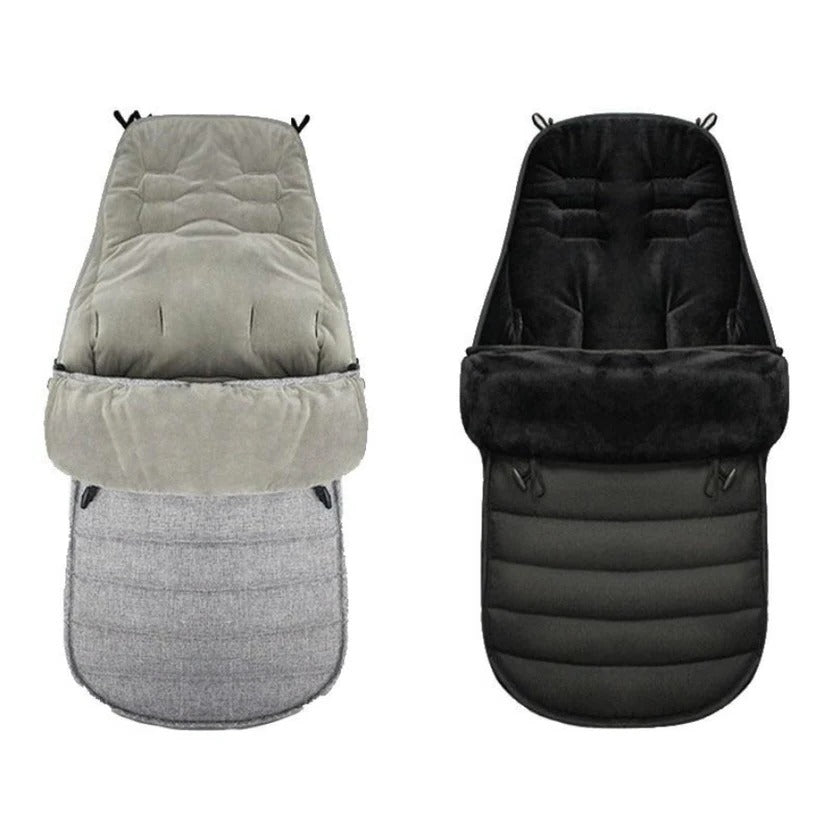 Weatherproof Infant Stroller Sleeping Bag - Footmuff with Harness Access for Winter Walks