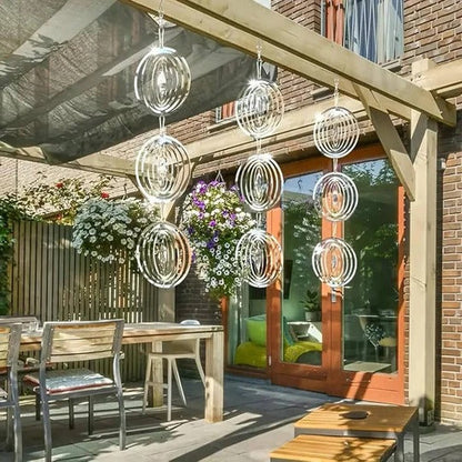 Solar-Powered Reflective Bird Repellent for Gardens and Balconies