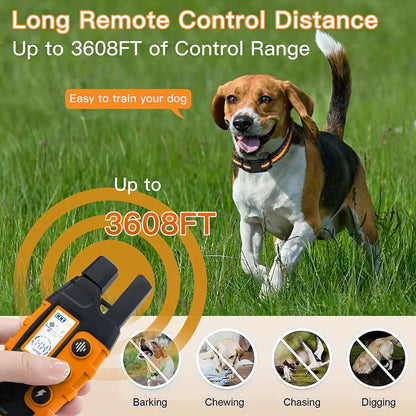 Long-Range Waterproof Canine Training System with Three Modes