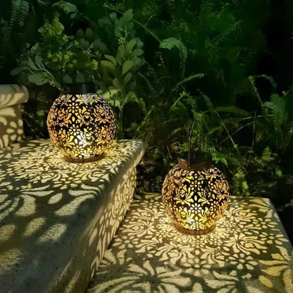 Durable Solar-Powered LED Hanging Light for Patios and Gardens