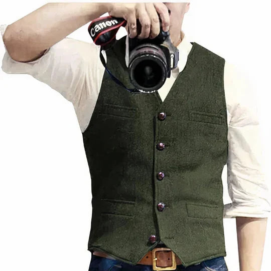 Chic Men's Tailored Vest for Every Occasion