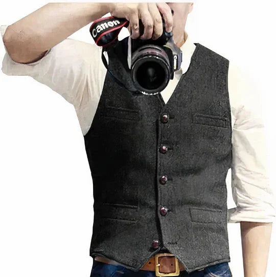 Chic Men's Tailored Vest for Every Occasion