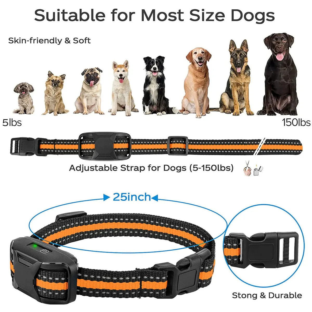 Long-Range Waterproof Canine Training System with Three Modes