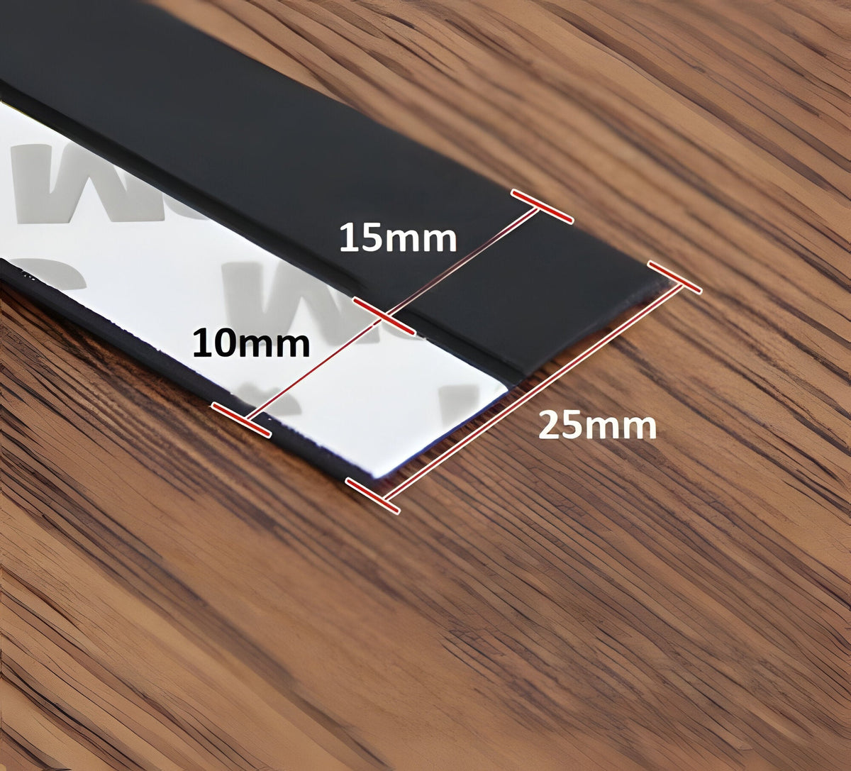 Weatherproof Door Seal Strip - 16.4 ft Adhesive Barrier