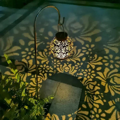 Durable Solar-Powered LED Hanging Light for Patios and Gardens