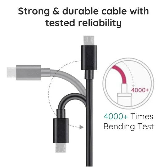 10-Foot Extra Length Micro USB Cable for Convenient Connectivity