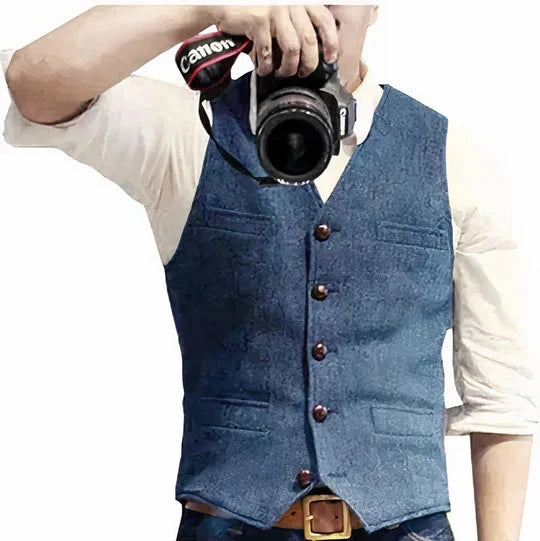 Chic Men's Tailored Vest for Every Occasion