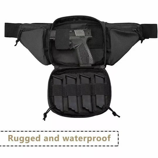 Concealed Carry Waist Pack with Versatile Storage Options