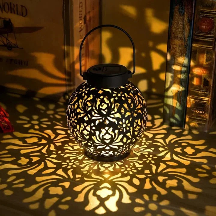 Durable Solar-Powered LED Hanging Light for Patios and Gardens
