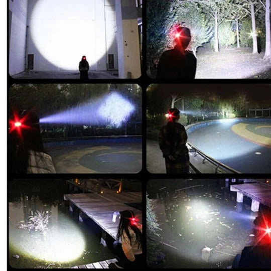 Versatile Rechargeable Headlight with Adjustable Focus