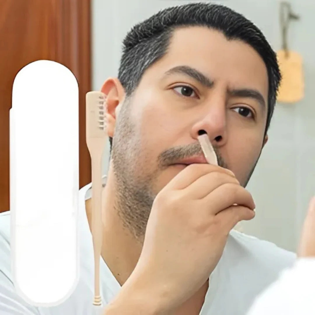 Precision Nose Hair Groomer with Full Rotation and Easy Grip