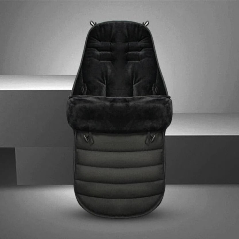 Weatherproof Infant Stroller Sleeping Bag - Footmuff with Harness Access for Winter Walks