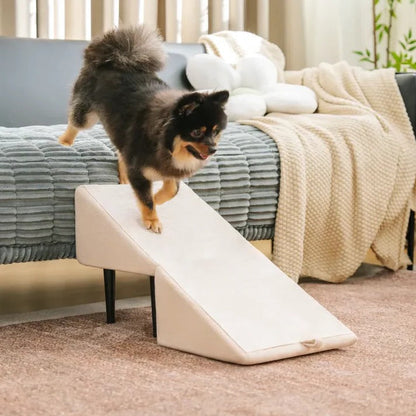 Adjustable Pet Access Ramp with Comfortable Steps and Secure Base