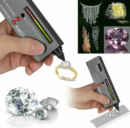 Handheld Gemstone Authenticity Checker with Sound Alert & Display