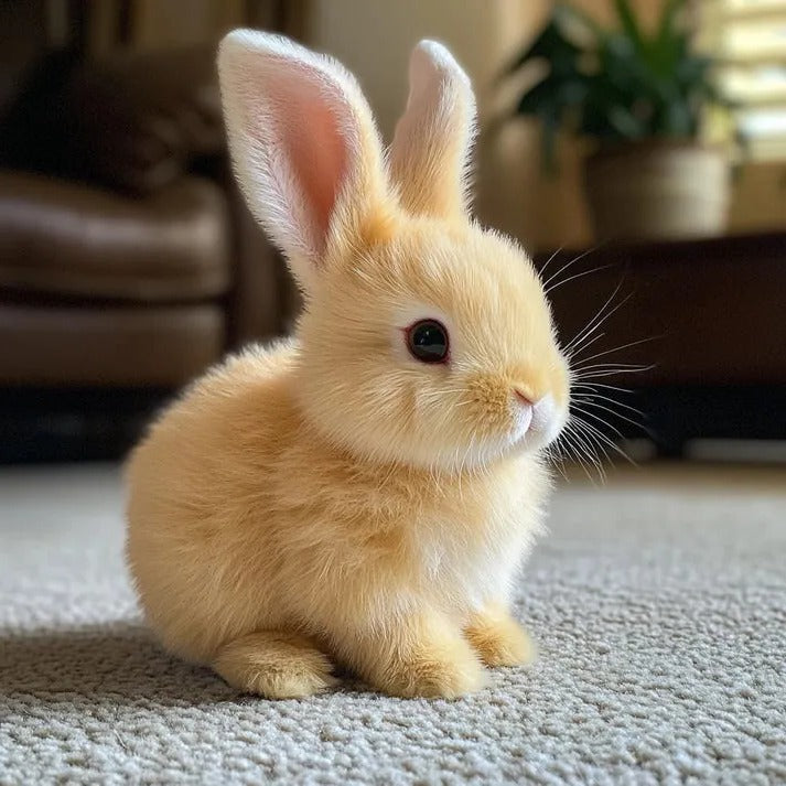 Voice-Activated Plush Rabbit with Interactive Features