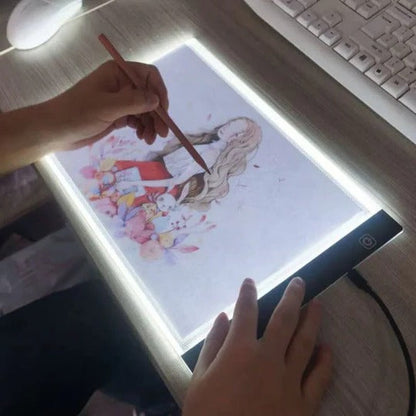 Slim LED Art Tablet for Effortless Tracing and Sketching