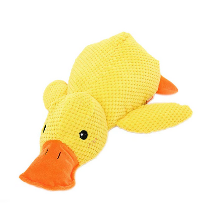 Squeaky Duck Companion Toy for Dogs with Reinforced Design