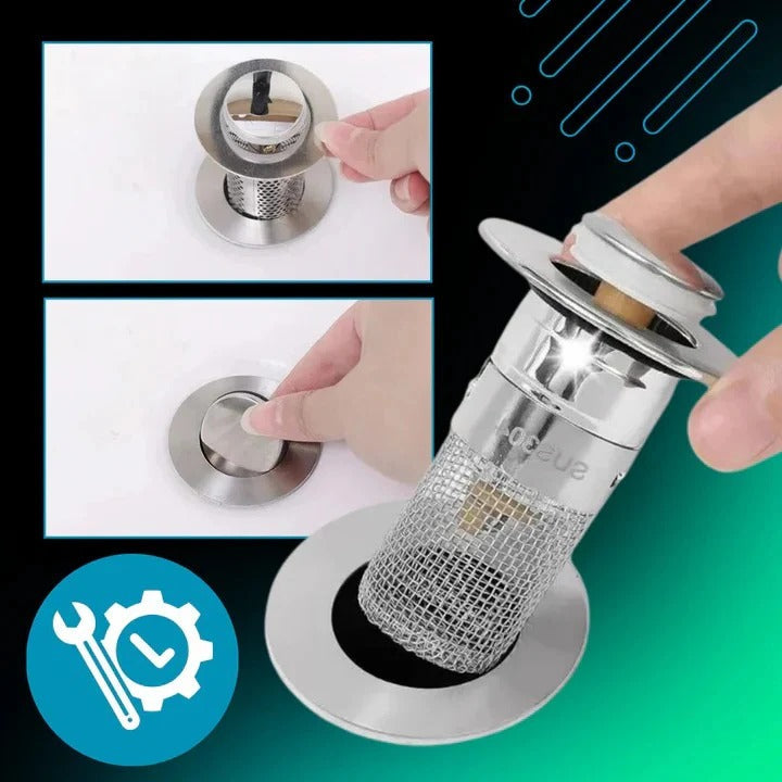 SealGuard Sink Stopper: Effective Odor Control & Debris Filter