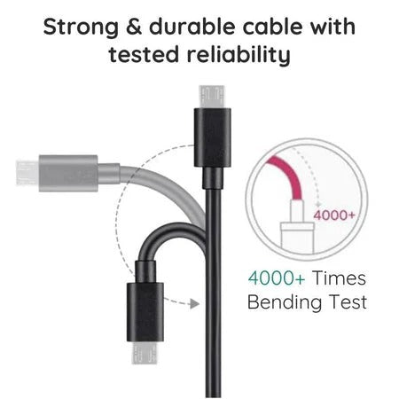 10-Foot Extra Length Micro USB Cable for Convenient Connectivity