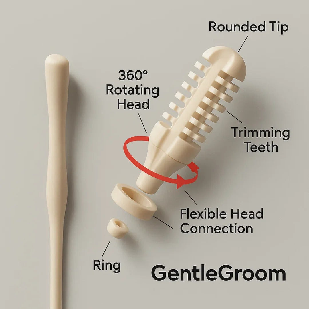 Precision Nose Hair Groomer with Full Rotation and Easy Grip