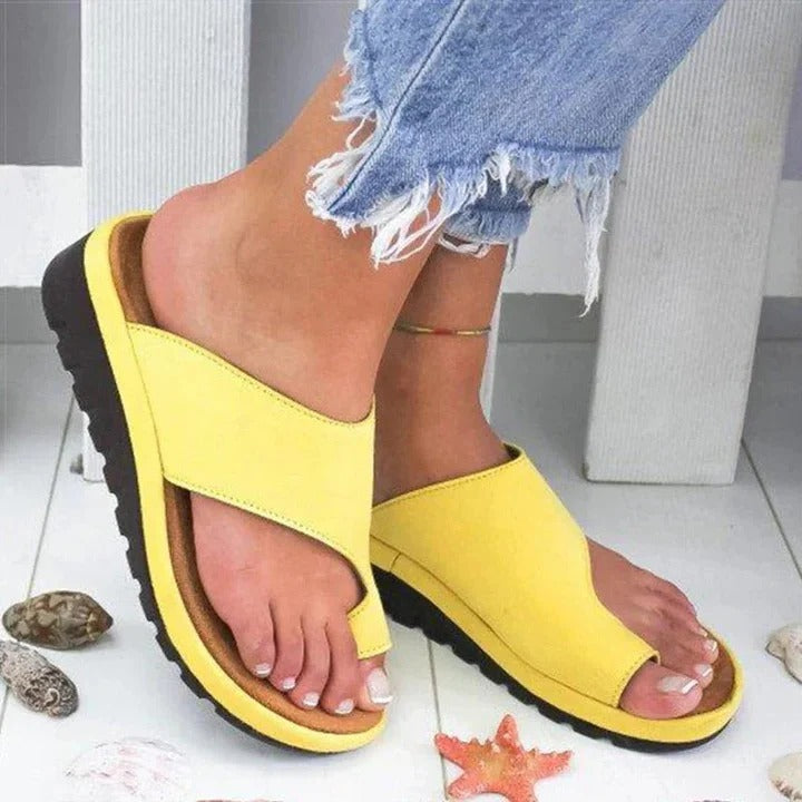 Comfortable Arch Support Sandals with Toe-Ring Design