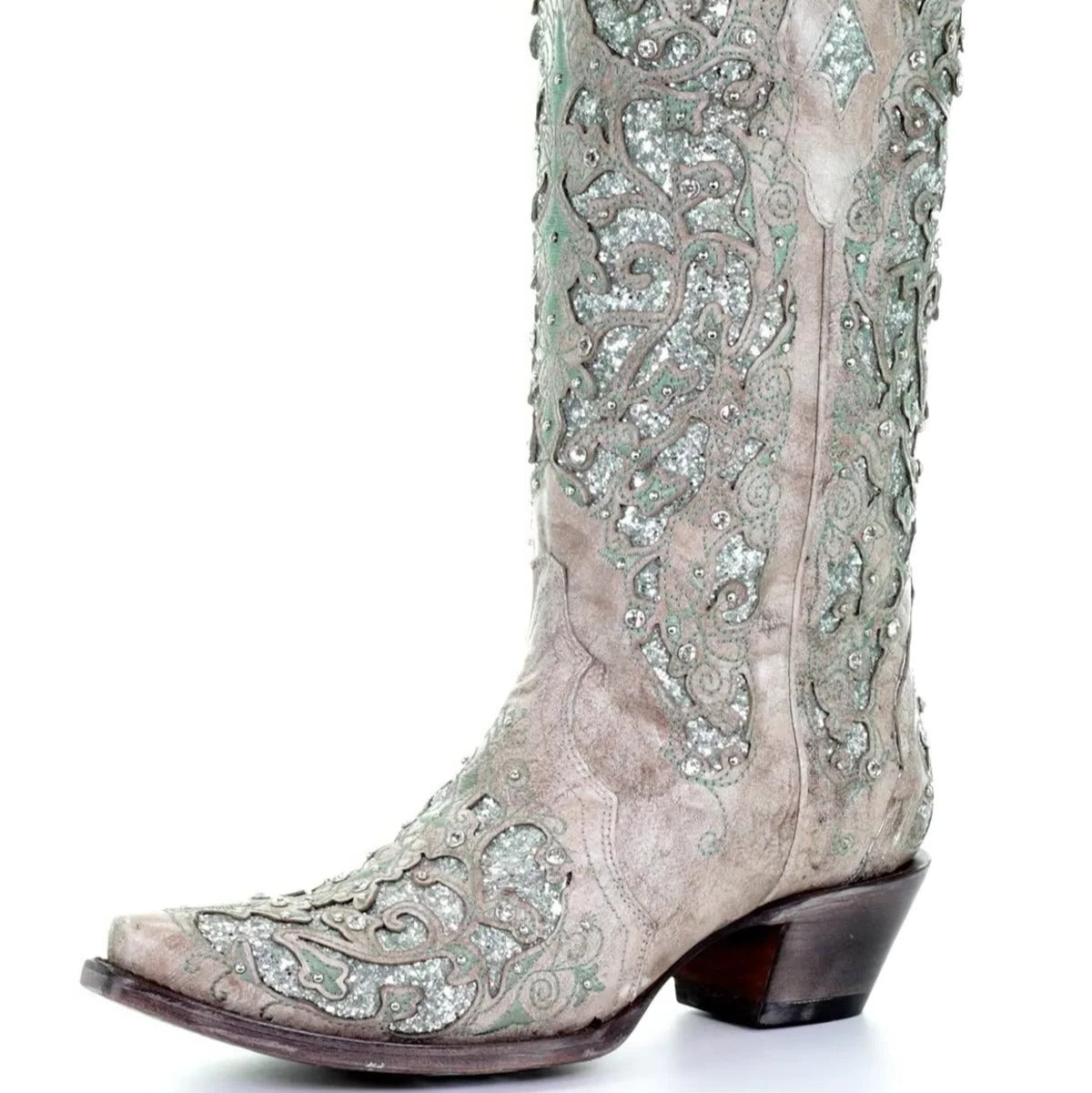 Chic Embellished Ankle Boots with Unique Detailing