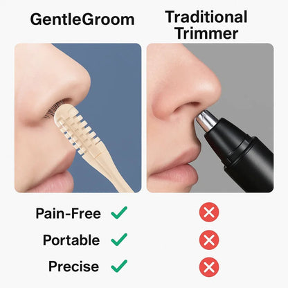 Precision Nose Hair Groomer with Full Rotation and Easy Grip