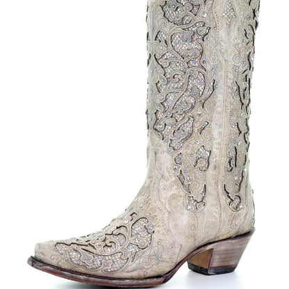 Chic Embellished Ankle Boots with Unique Detailing