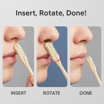 Precision Nose Hair Groomer with Full Rotation and Easy Grip