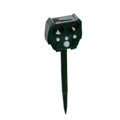 Solar-Powered Ultrasonic Animal Deterrent with Motion Sensor