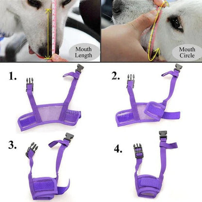 Customizable Comfort Dog Muzzle for Safe Daily Activities
