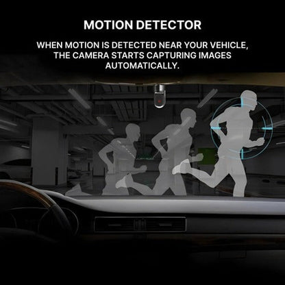 Smart Car Security Camera with Motion Alerts and Driver Support