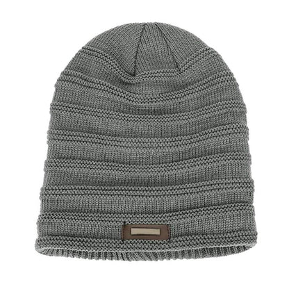 Thick Knit Beanie Hat for Men – Winter Insulated, Elastic Fit, Multiple Colors