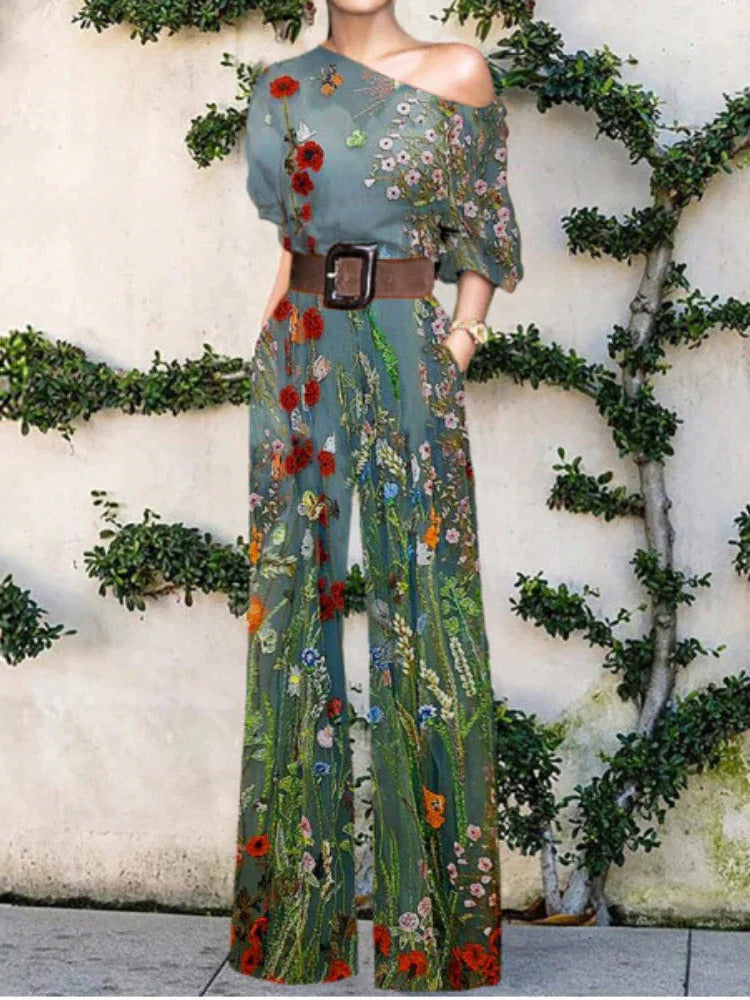 Effortless Spring Style: Women's All-in-One Jumpsuit