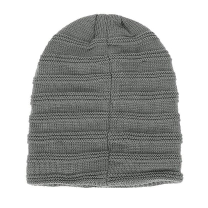 Thick Knit Beanie Hat for Men – Winter Insulated, Elastic Fit, Multiple Colors