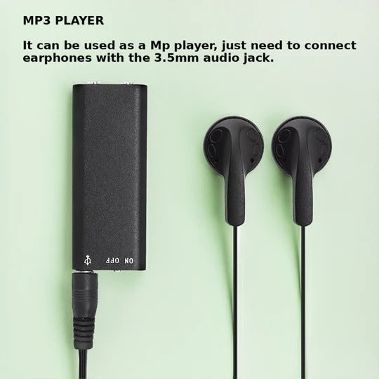 Compact Smart Audio Recorder for Effortless Sound Capture