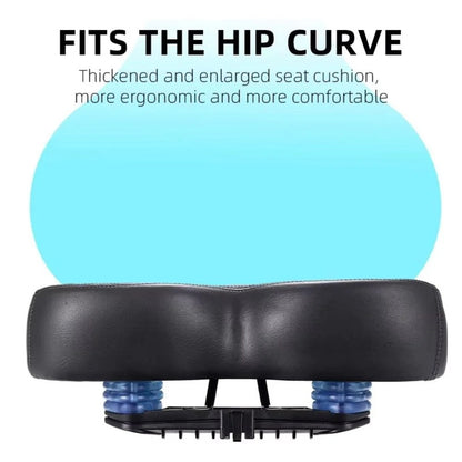 Ultimate Comfort Bike Seat with Vibration Dampening and Weather Resistance