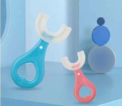 360-Degree Kids Toothbrush with Ergonomic Grip