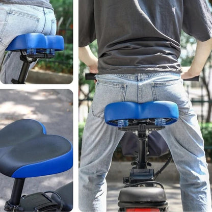 Ultimate Comfort Bike Seat with Vibration Dampening and Weather Resistance