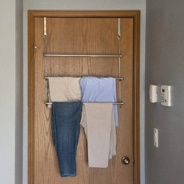 Metal Over-Door Towel Rack with Four Bars