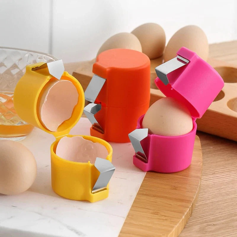 Effortless Egg Cracker for Precise Shell Removal