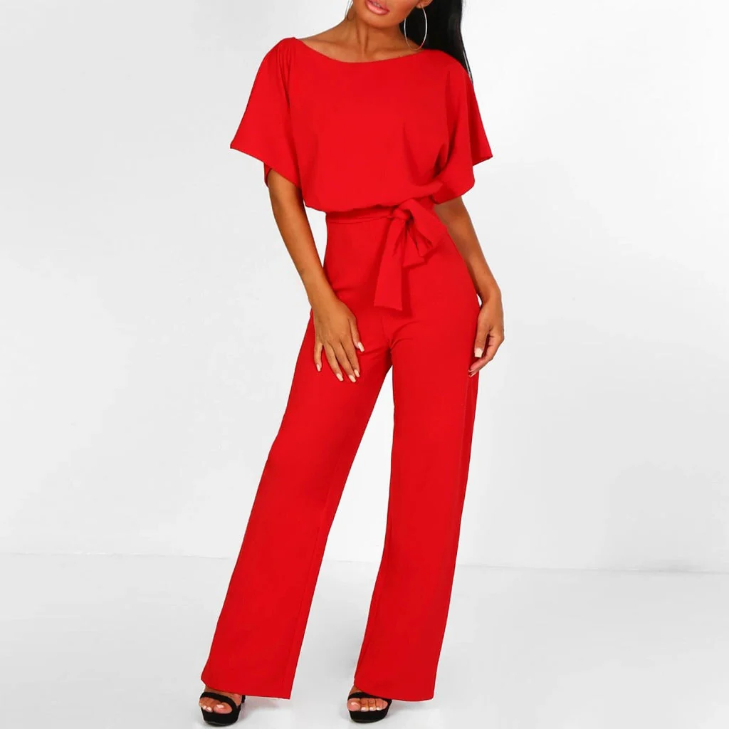 Elegant Navy One-Piece Jumpsuit for Effortless Style
