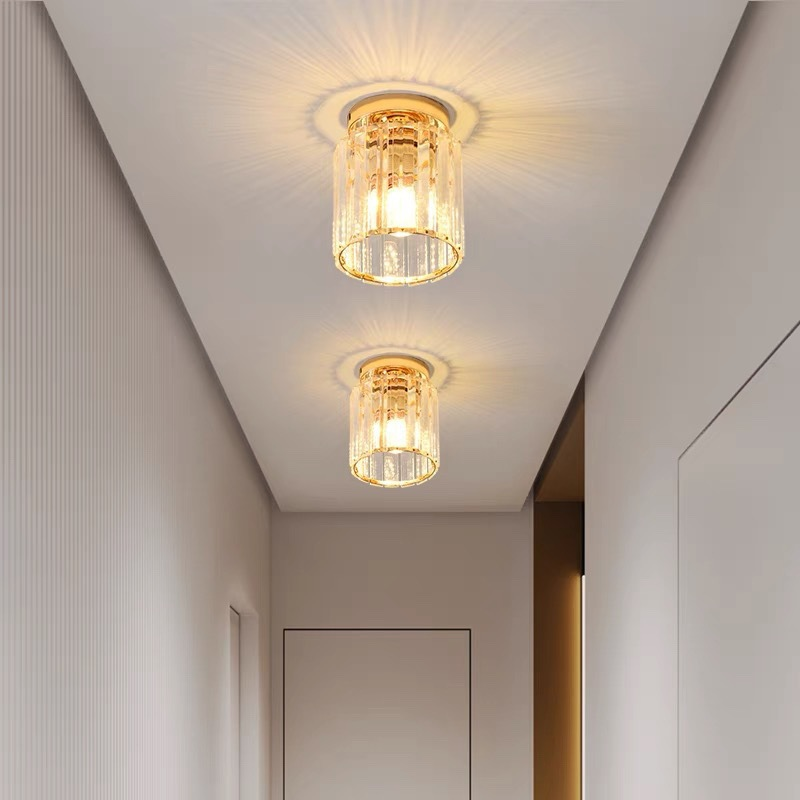 Contemporary Small Ceiling Fixture for Hallways